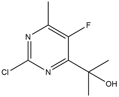CAS#1463484-27-6|2- (2-cloro-5-fluoro-6-metilpirimidina-4-il) propan-2-ol